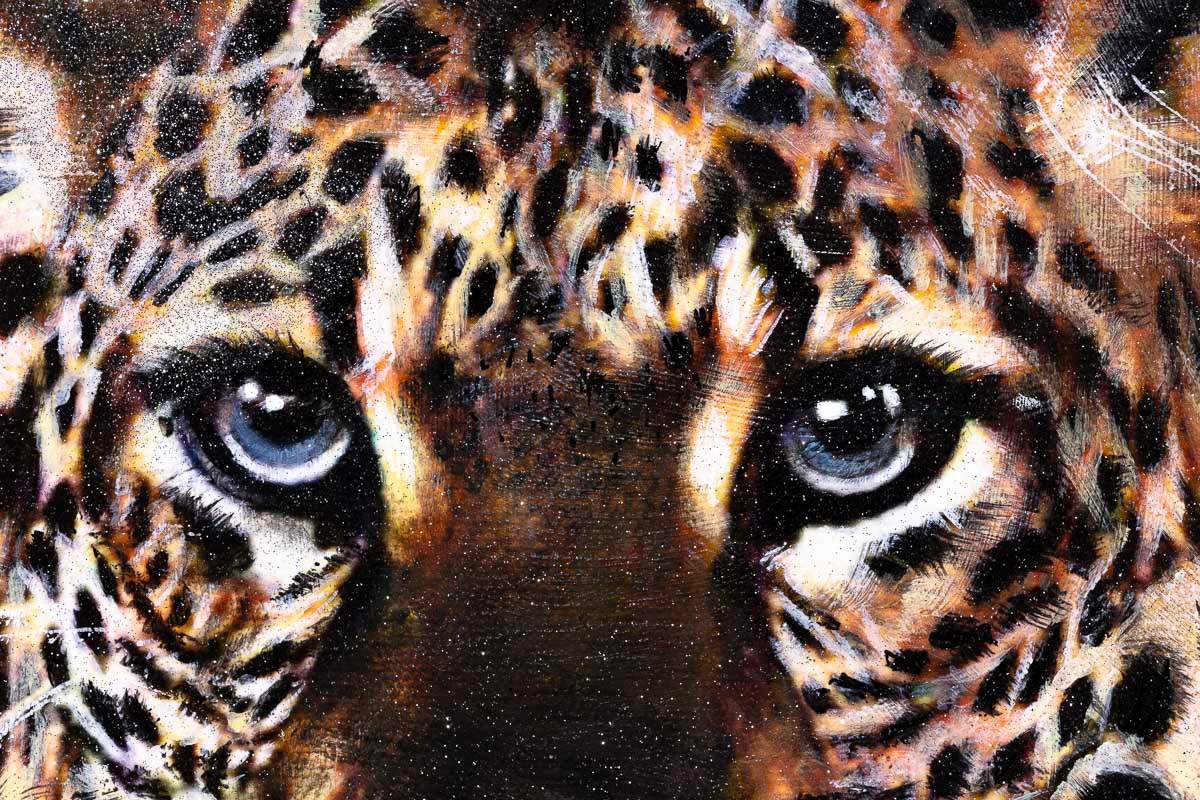 City Cat - Original - SOLD by artist Mr Malcontent - Wyecliffe Galleries