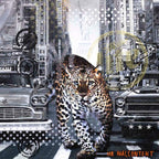 City Cat - Original - SOLD by artist Mr Malcontent - Wyecliffe Galleries