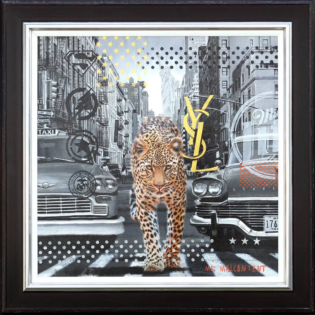 City Roam - Original - SOLD by artist Mr Malcontent - Wyecliffe Galleries