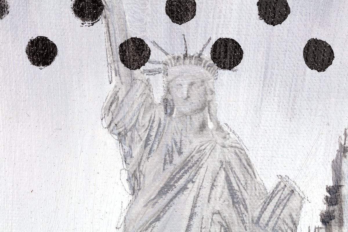 City Roam - Original - SOLD by artist Mr Malcontent - Wyecliffe Galleries