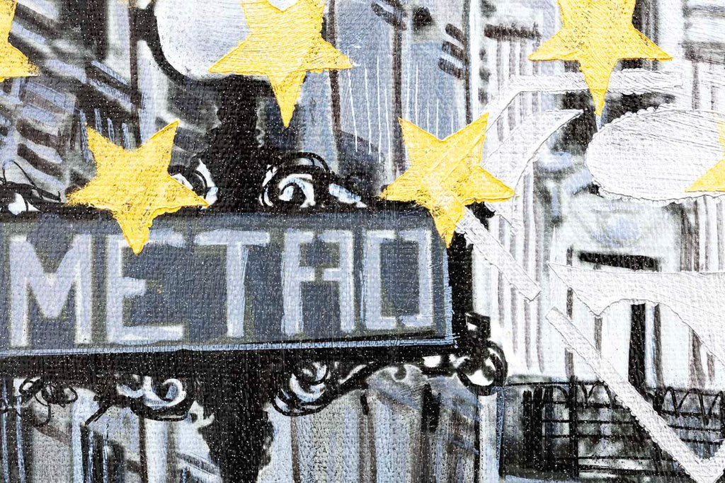 City Take Over - Original - SOLD by artist Mr Malcontent - Wyecliffe Galleries