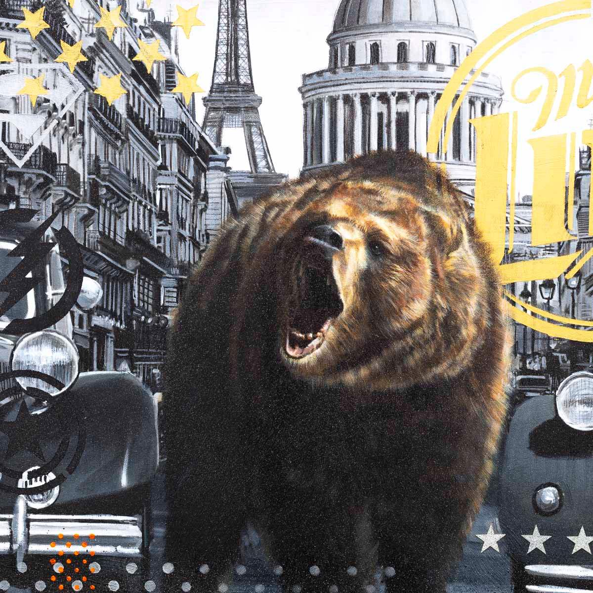 City Take Over - Original - SOLD by artist Mr Malcontent - Wyecliffe Galleries