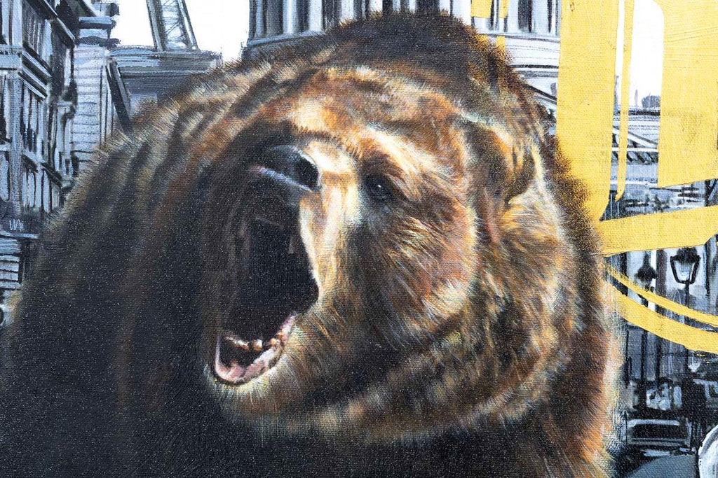 City Take Over - Original - SOLD by artist Mr Malcontent - Wyecliffe Galleries