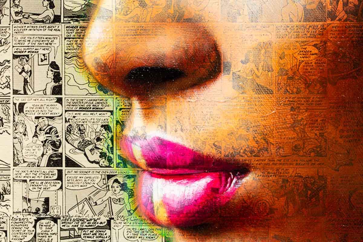 Empower - Original - SOLD by artist Mr Malcontent - Wyecliffe Galleries