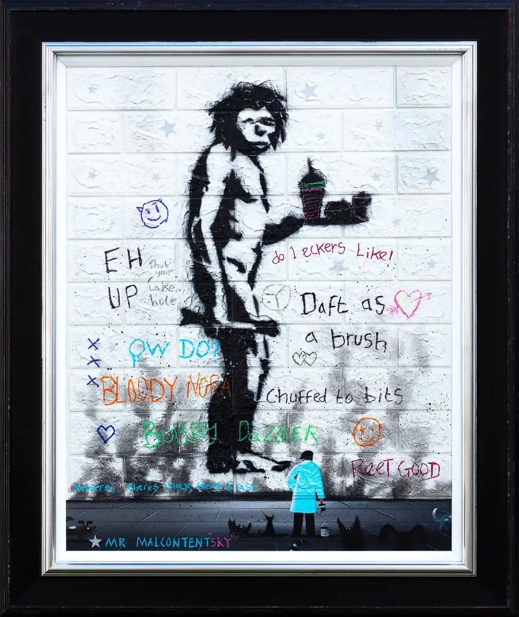 Evolution - Original by artist Mr Malcontent - Wyecliffe Galleries