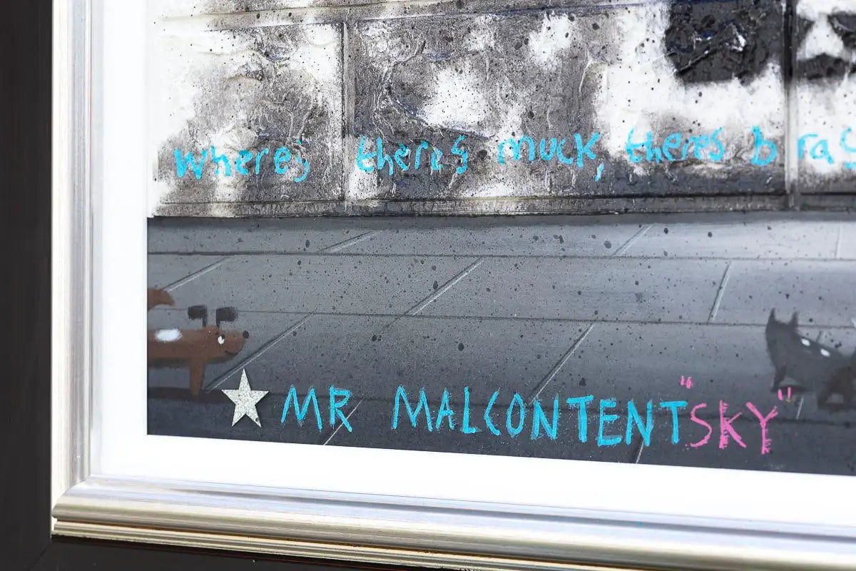 Evolution - Original by artist Mr Malcontent - Wyecliffe Galleries