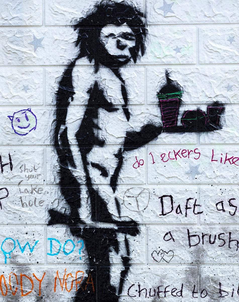 Evolution - Original by artist Mr Malcontent - Wyecliffe Galleries