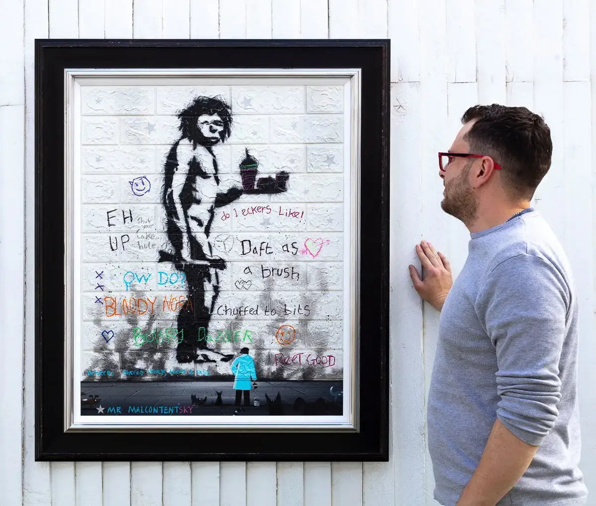 Evolution - Original by artist Mr Malcontent - Wyecliffe Galleries