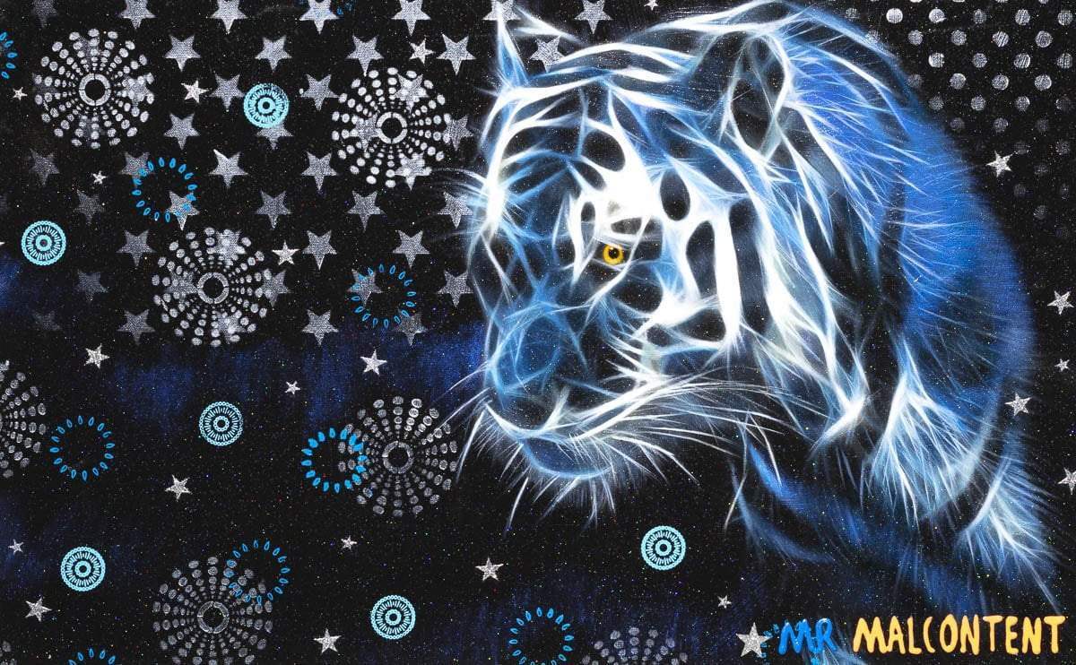 Ghost - Original - SOLD by artist Mr Malcontent - Wyecliffe Galleries