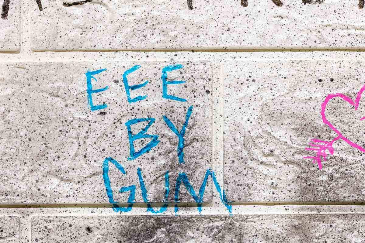 Girl in The Rain - Original SOLD by artist Mr Malcontent - Wyecliffe Galleries