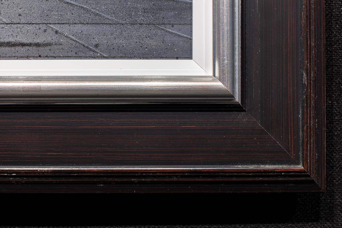 Girl in The Rain - Original SOLD by artist Mr Malcontent - Wyecliffe Galleries