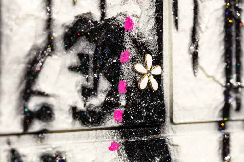 Girl in The Rain - Original SOLD by artist Mr Malcontent - Wyecliffe Galleries