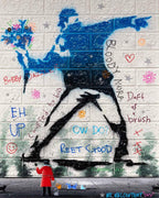 Give Peace a Chance - Original - SOLD by artist Mr Malcontent - Wyecliffe Galleries