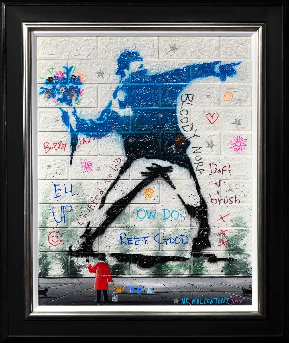 Give Peace a Chance - Original - SOLD by artist Mr Malcontent - Wyecliffe Galleries