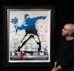 Give Peace a Chance - Original - SOLD by artist Mr Malcontent - Wyecliffe Galleries