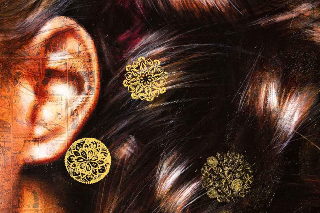 Glamour - Original - SOLD by artist Mr Malcontent - Wyecliffe Galleries