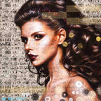 Glamour - Original - SOLD by artist Mr Malcontent - Wyecliffe Galleries