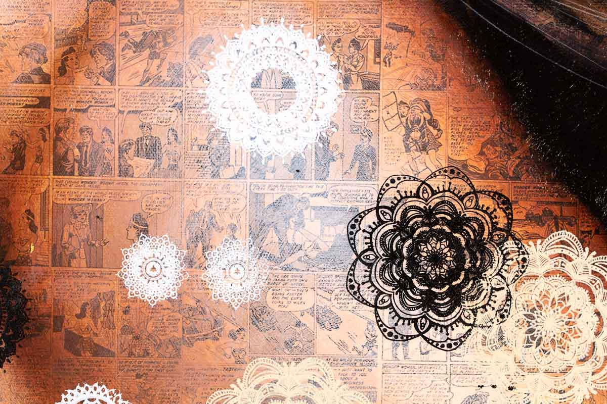 Glamour - Original - SOLD by artist Mr Malcontent - Wyecliffe Galleries