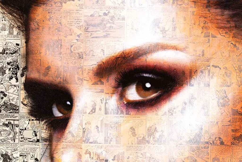 Glamour - Original - SOLD by artist Mr Malcontent - Wyecliffe Galleries