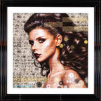 Glamour - Original - SOLD by artist Mr Malcontent - Wyecliffe Galleries