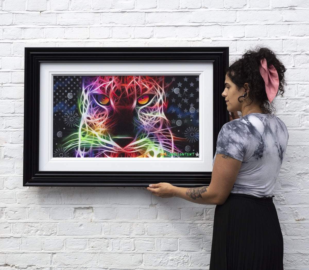 Hypnotic Eyes - Original - SOLD by artist Mr Malcontent - Wyecliffe Galleries