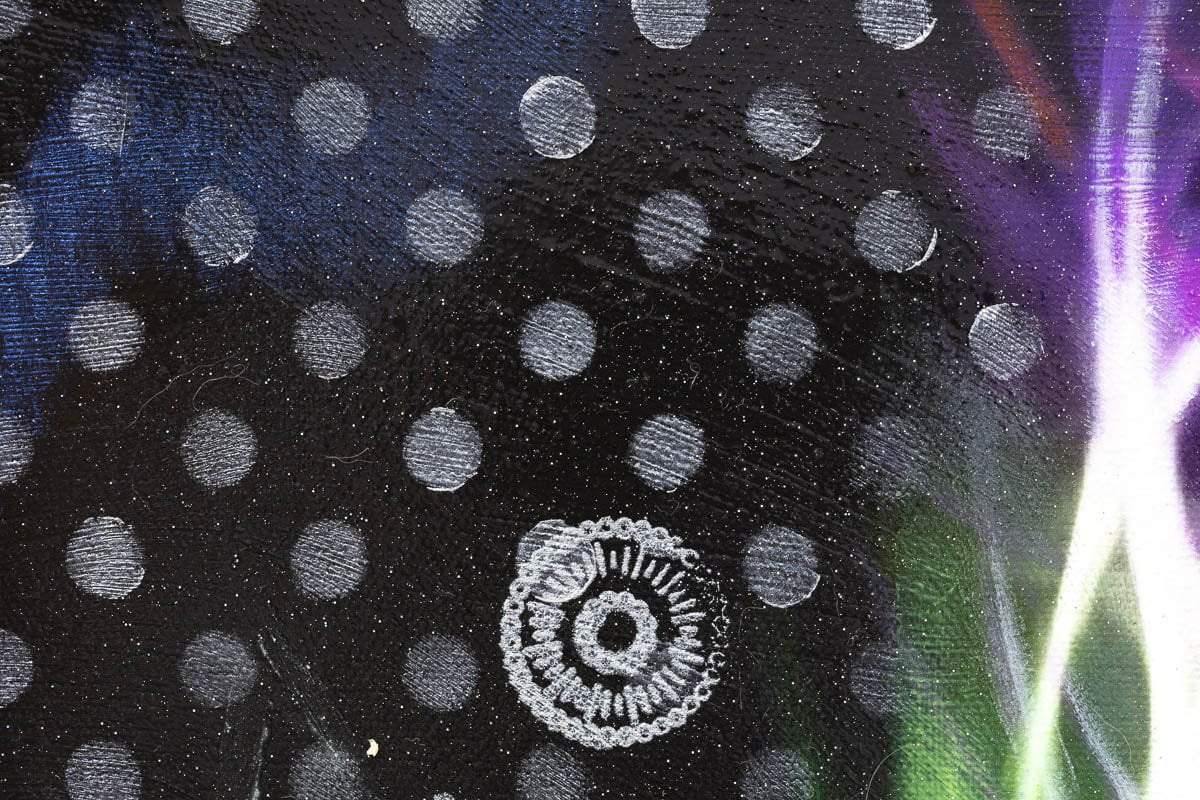 Hypnotic Eyes - Original - SOLD by artist Mr Malcontent - Wyecliffe Galleries