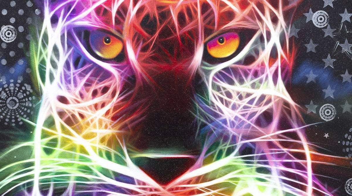 Hypnotic Eyes - Original - SOLD by artist Mr Malcontent - Wyecliffe Galleries