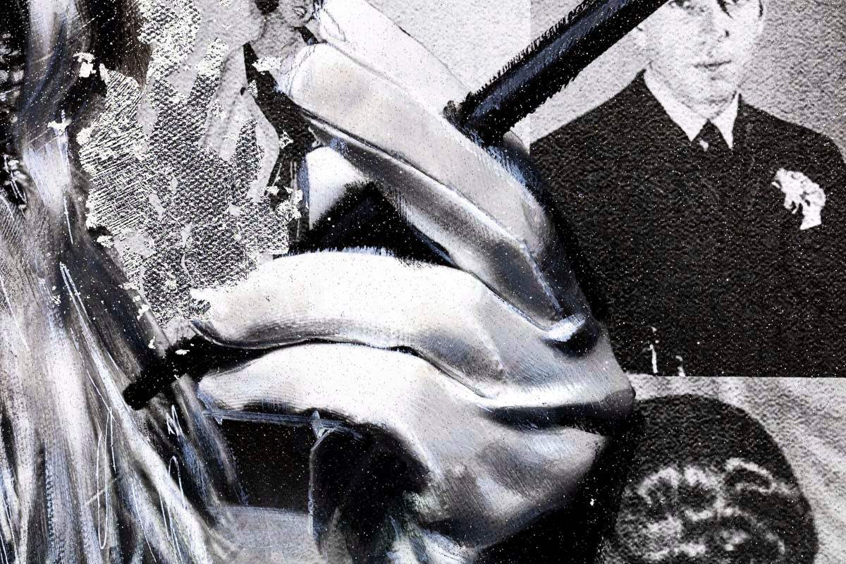 I Like to Party - Original - SOLD by artist Mr Malcontent - Wyecliffe Galleries