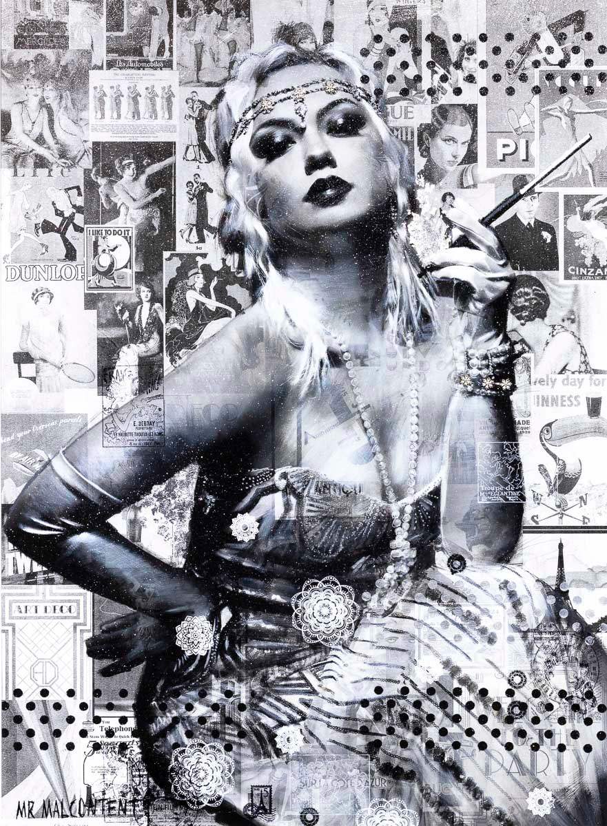 I Like to Party - Original - SOLD by artist Mr Malcontent - Wyecliffe Galleries