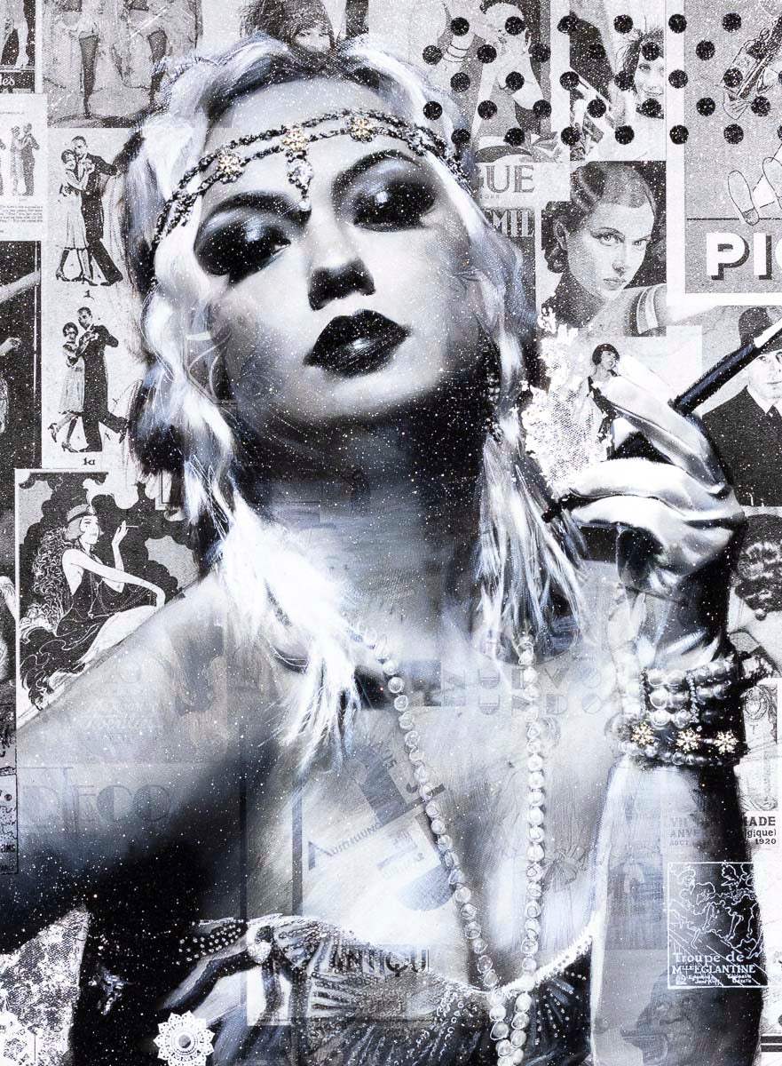 I Like to Party - Original - SOLD by artist Mr Malcontent - Wyecliffe Galleries