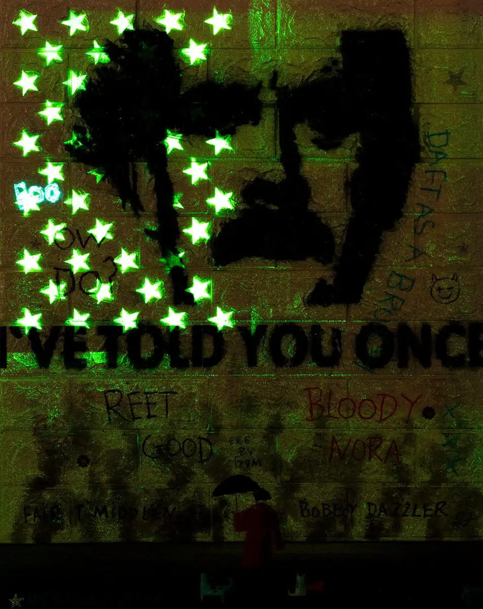 I've Told You Once - Original by artist Mr Malcontent - Wyecliffe Galleries