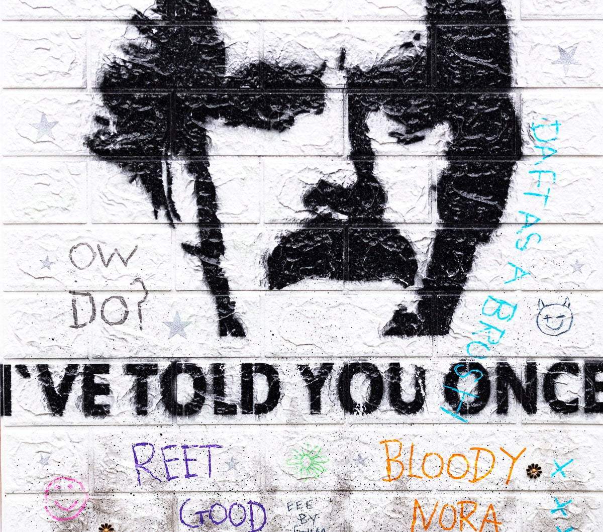 I've Told You Once - Original by artist Mr Malcontent - Wyecliffe Galleries