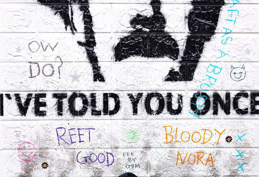 I've Told You Once - Original by artist Mr Malcontent - Wyecliffe Galleries