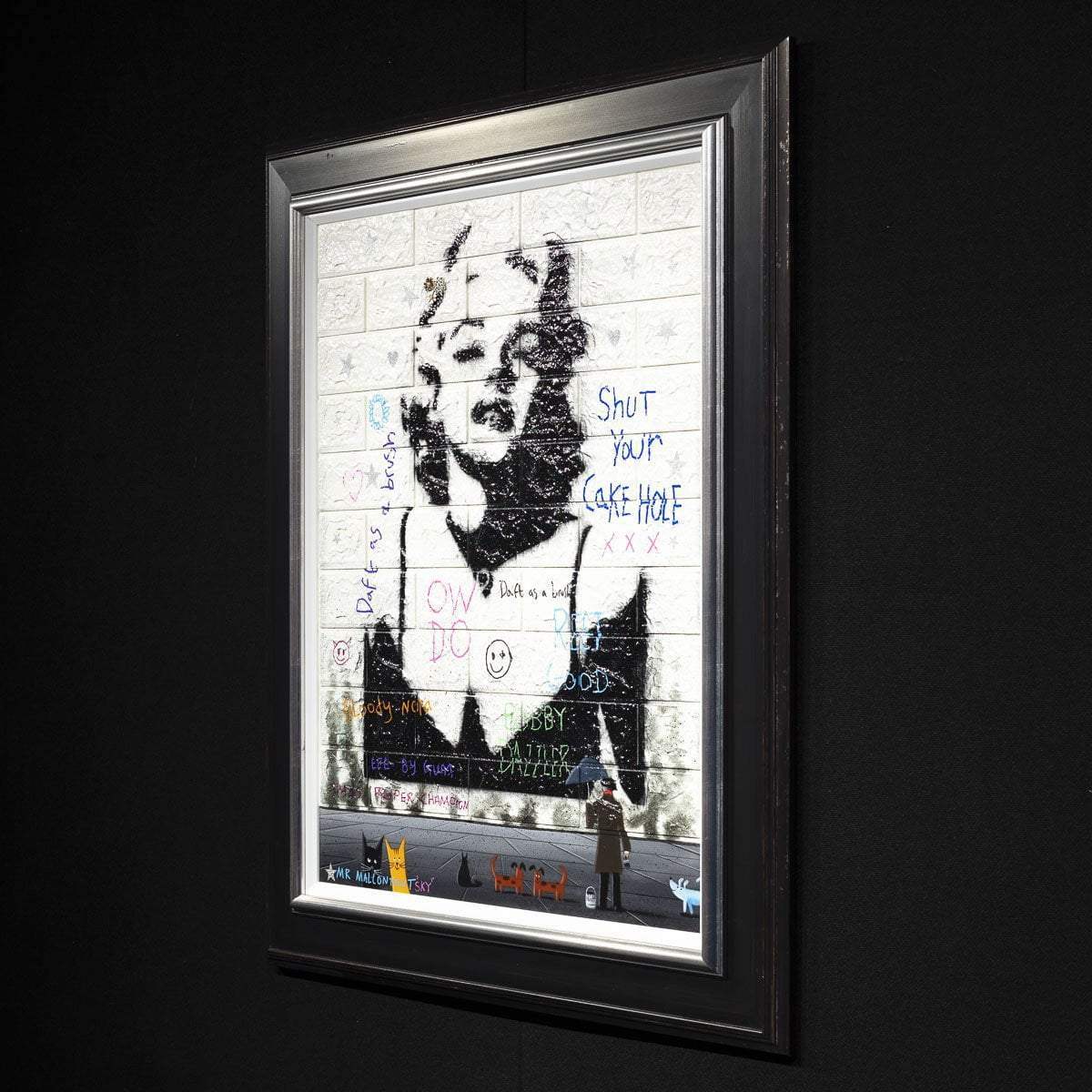 Imperfection is Beauty - Original - SOLD by artist Mr Malcontent - Wyecliffe Galleries