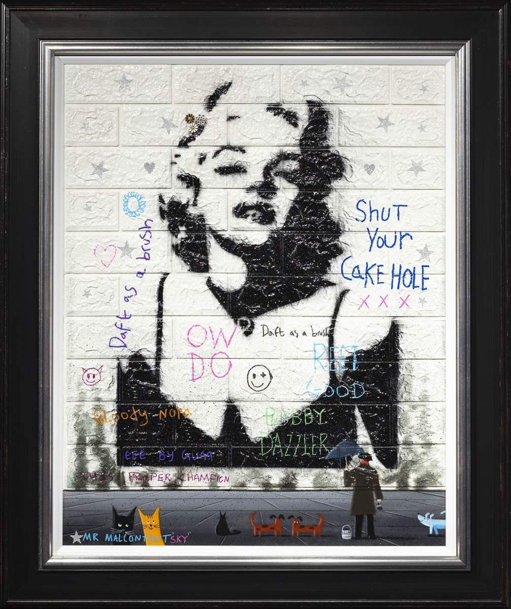 Imperfection is Beauty - Original - SOLD by artist Mr Malcontent - Wyecliffe Galleries