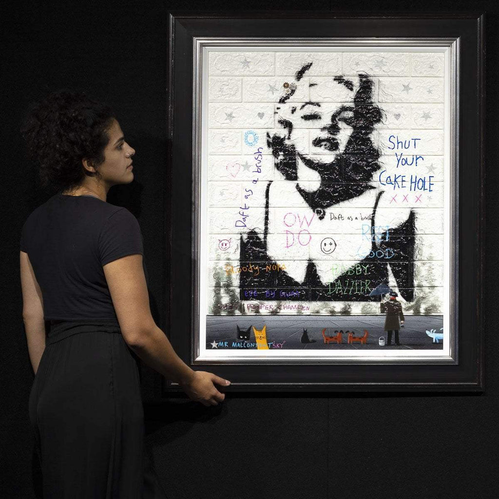 Imperfection is Beauty - Original - SOLD by artist Mr Malcontent - Wyecliffe Galleries