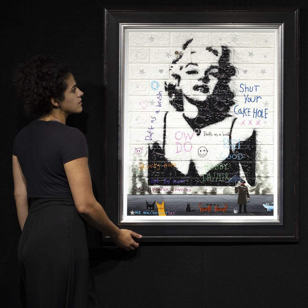 Imperfection is Beauty - Original - SOLD by artist Mr Malcontent - Wyecliffe Galleries