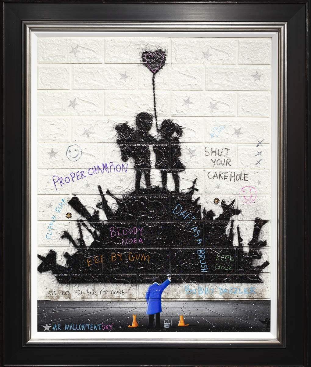 Kids Take Over - Original by artist Mr Malcontent - Wyecliffe Galleries