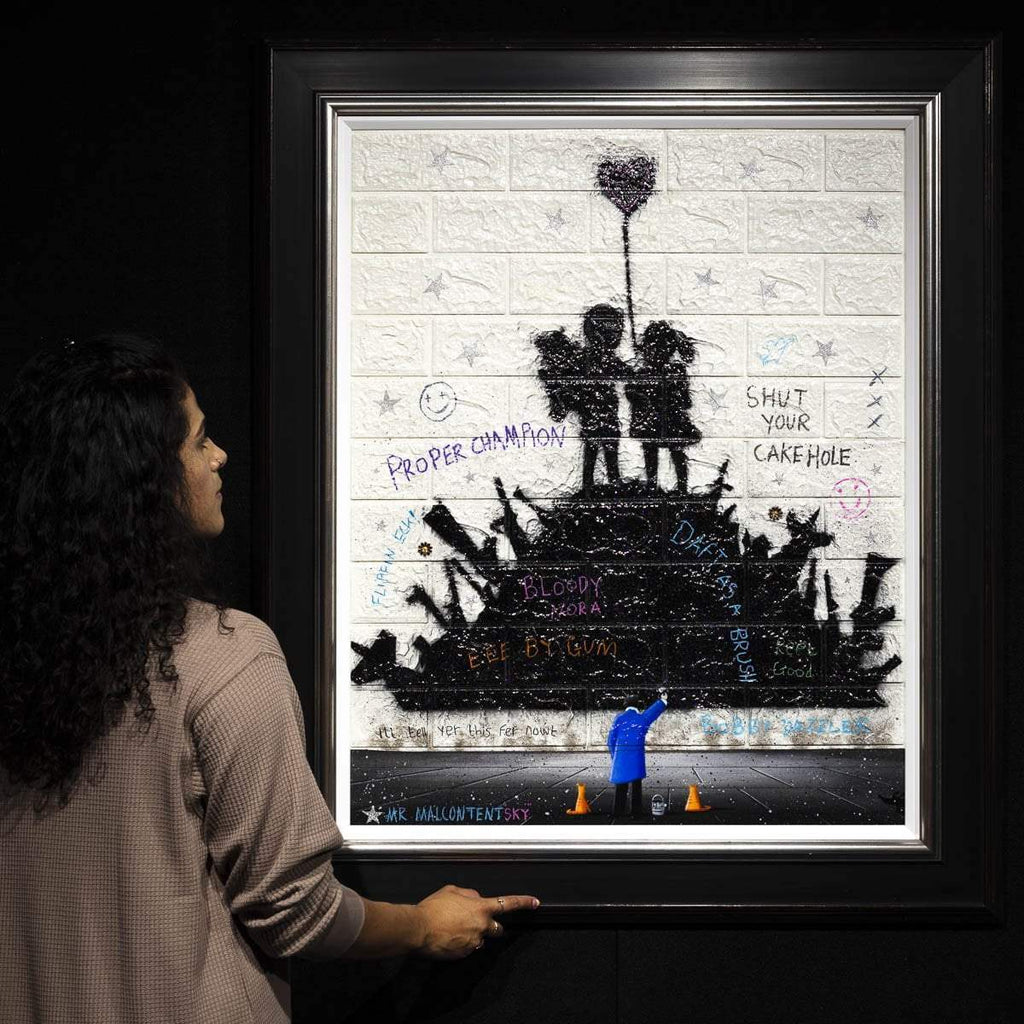 Kids Take Over - Original by artist Mr Malcontent - Wyecliffe Galleries