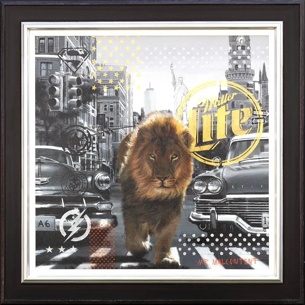 King of the City - Original - SOLD by artist Mr Malcontent - Wyecliffe Galleries