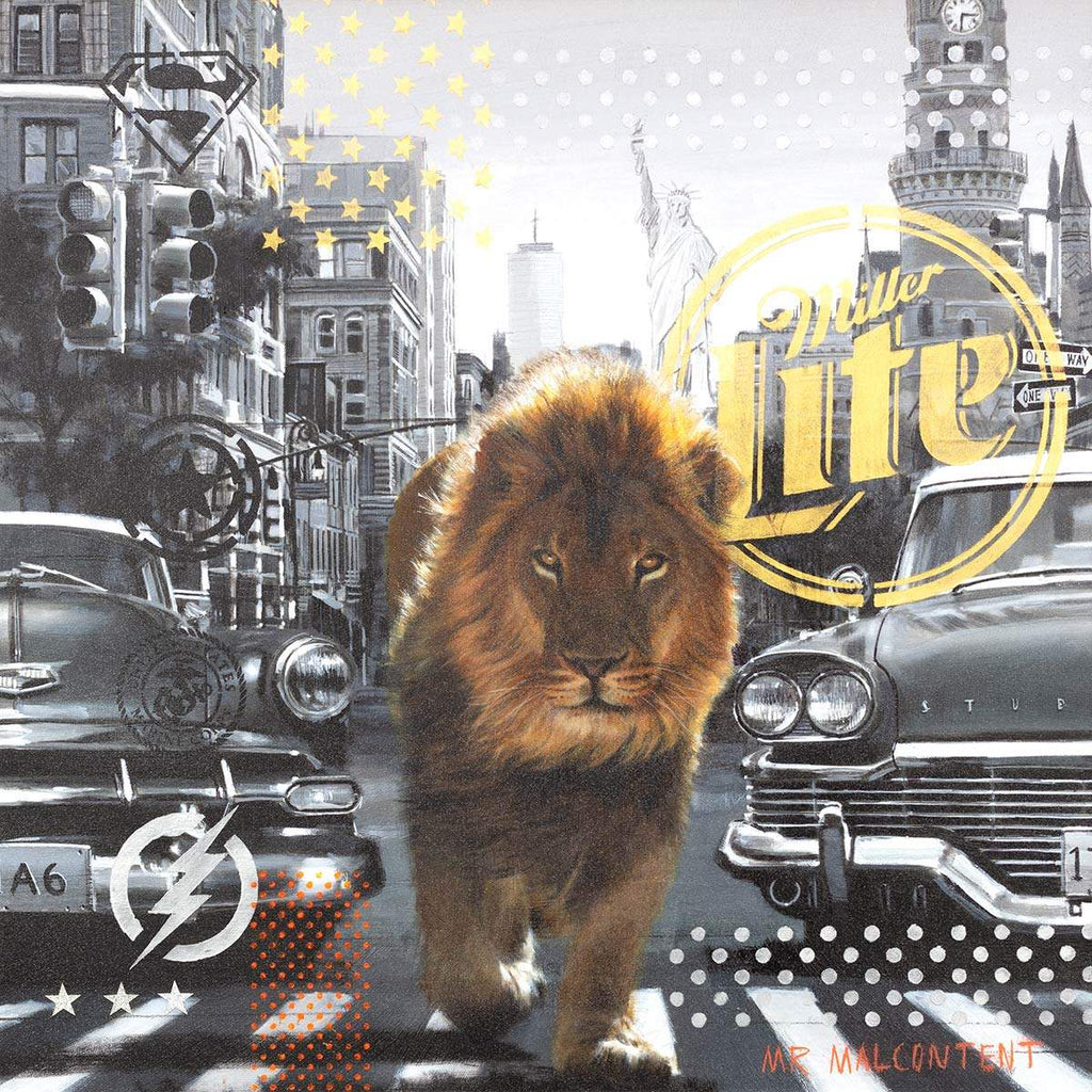 King of the City - Original - SOLD by artist Mr Malcontent - Wyecliffe Galleries