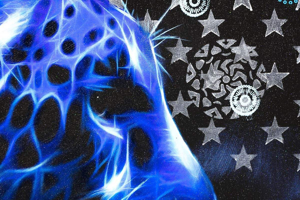 Krypton - Original - SOLD by artist Mr Malcontent - Wyecliffe Galleries