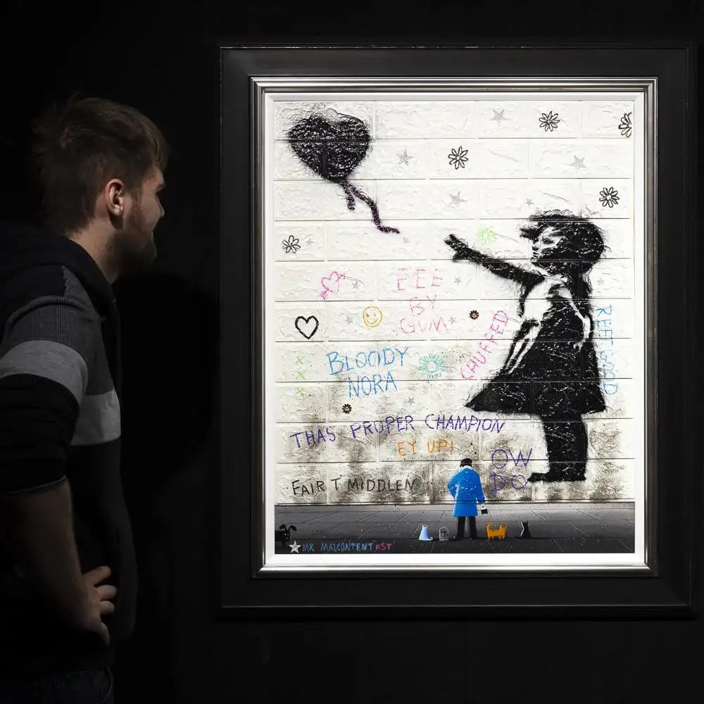 Let Go - Original - SOLD by artist Mr Malcontent - Wyecliffe Galleries