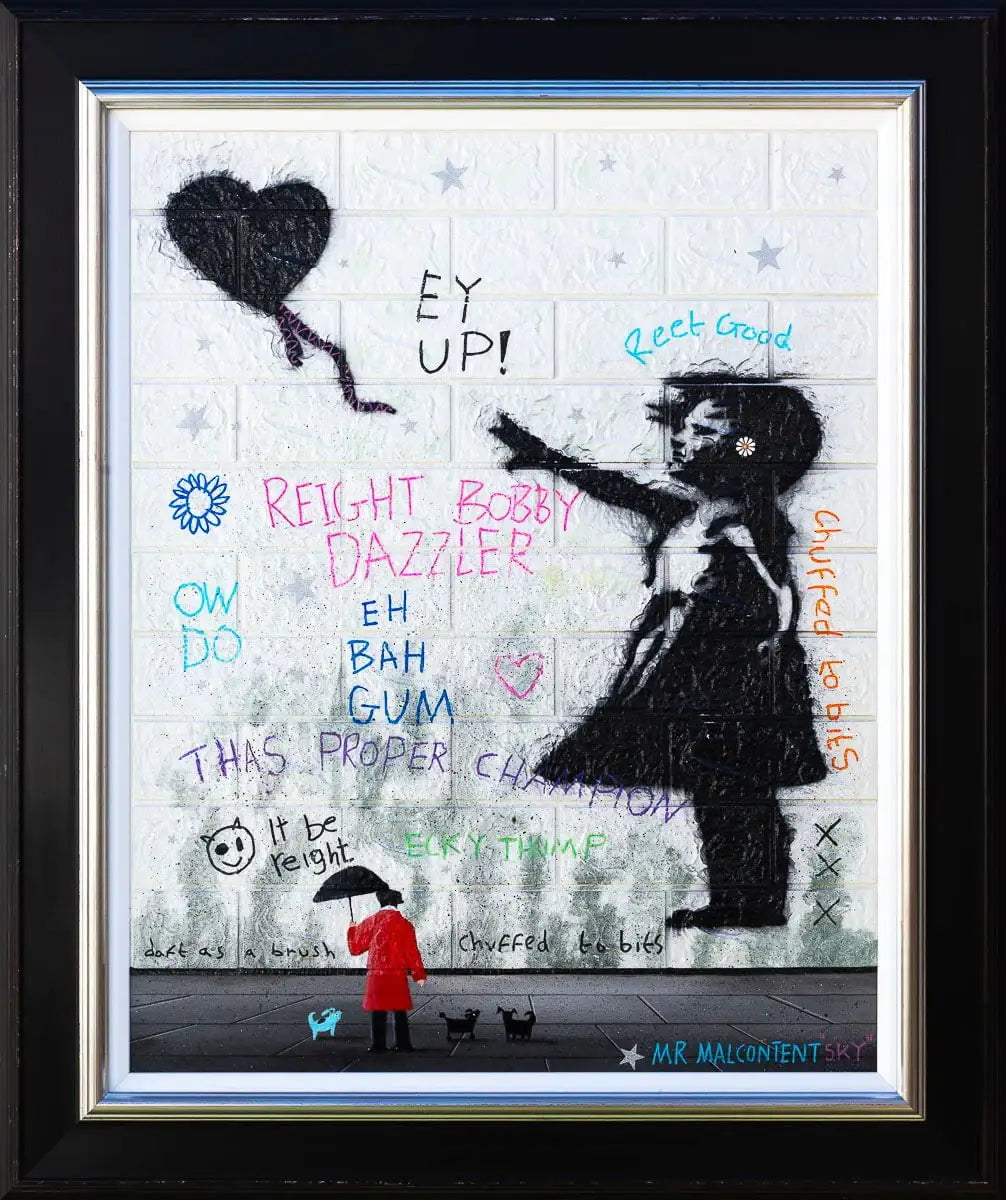 Let it Go - Original by artist Mr Malcontent - Wyecliffe Galleries