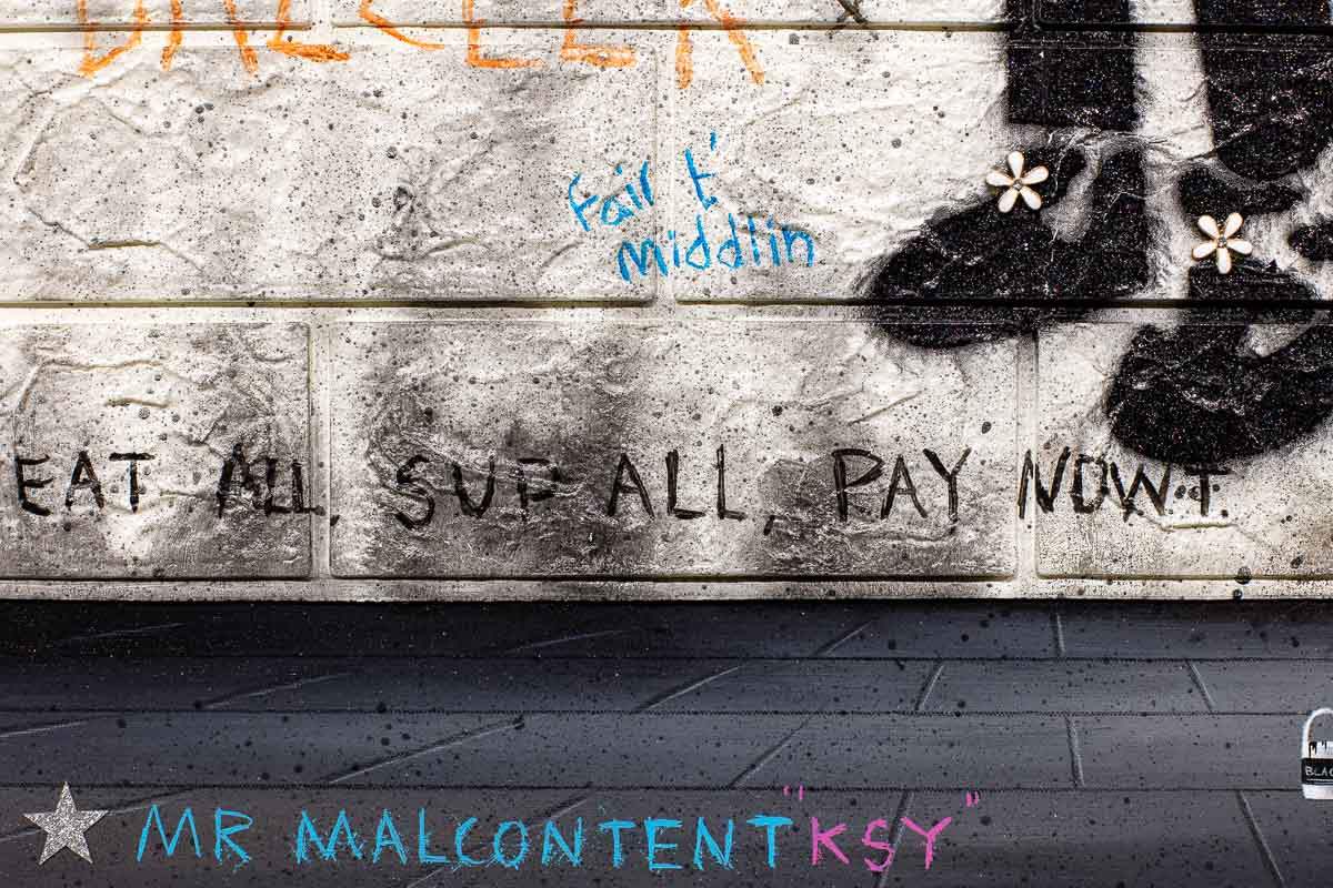 Love Bomb - Original by artist Mr Malcontent - Wyecliffe Galleries