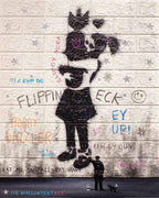 Love Bomb - Original by artist Mr Malcontent - Wyecliffe Galleries