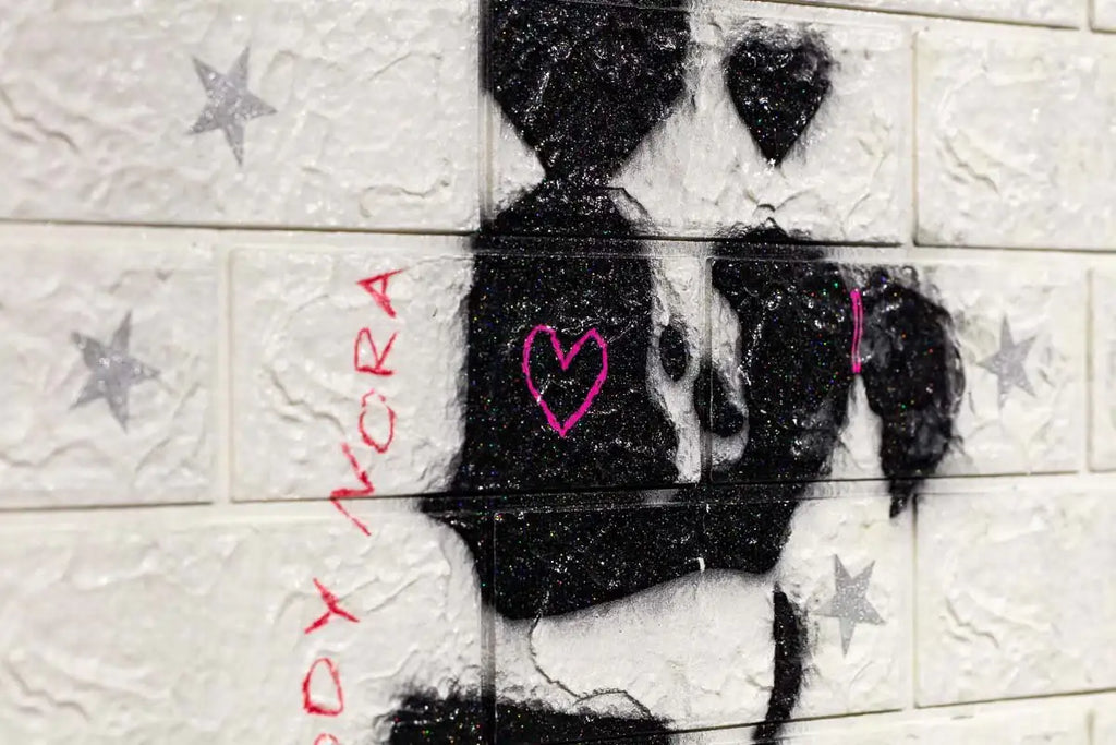 Love Bomb - Original by artist Mr Malcontent - Wyecliffe Galleries