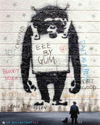 Monkey Business - Original - SOLD by artist Mr Malcontent - Wyecliffe Galleries