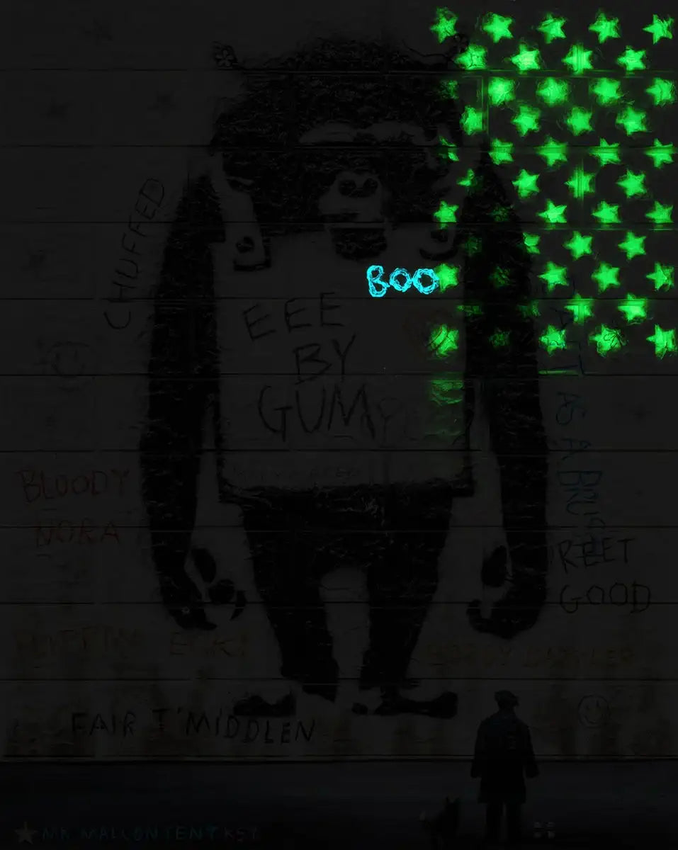 Monkey Business - Original - SOLD by artist Mr Malcontent - Wyecliffe Galleries