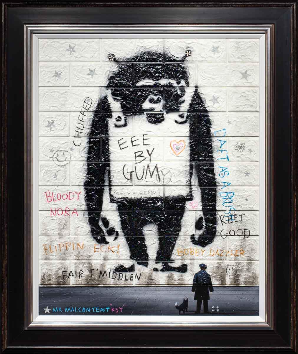 Monkey Business - Original - SOLD by artist Mr Malcontent - Wyecliffe Galleries